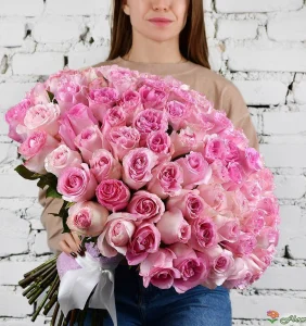 51 роза, 51 шт, 50 см