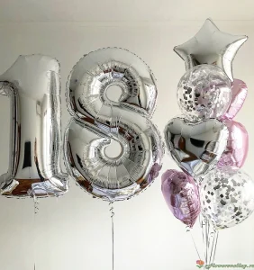 Набор шаров "18 лет"