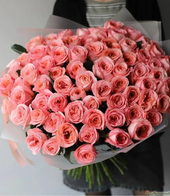 Букет из 51 роз Би Свит, (пр-во Эквадор, сорт "Be Sweet")