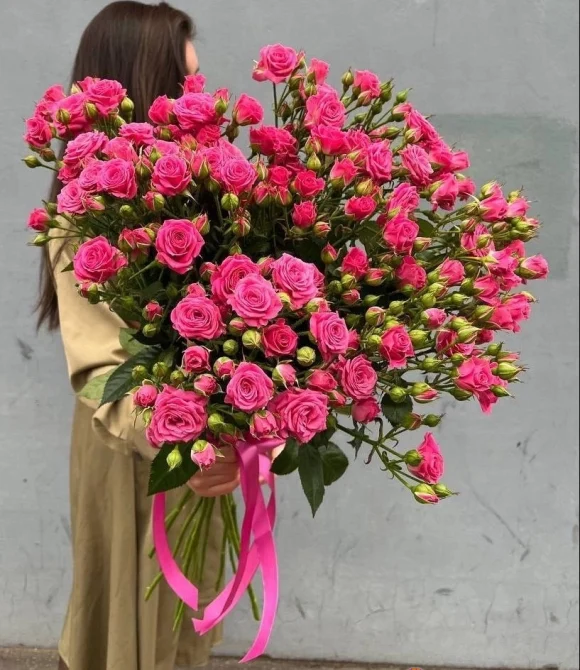 розова роза кустовая фото 5 