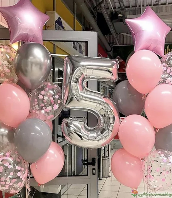 Набор шаров на 5 лет