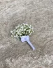 Бутоньерка из гипсофилы