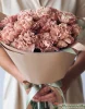 Купить букет из кремовых гвоздик 
