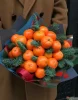 Букет новогодний с мандаринами