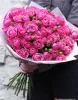 Букет из 51 пионовидной розы Мисти Баблс ( Misty Bubbles)