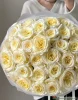 Букет из 51 розы Канделайт (пр-во Эквадор, сорт "Candlelight", пионовидная)