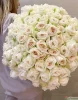 	Букет из 35 роз Вайт Охара ( сорт White O'Hara, пр-во Эквадор) Фото 3