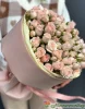 Букет из 15 розовых кустовых роз "Лидия" (Lidia)