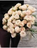Букет из 15 персиковых кустовых роз "Яна" (JANA)