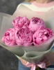 Розовые пионы 5 штук