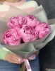 Розовые пионы 5 штук