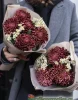 Букет хризантем Бигуди с матрикарией