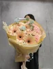 Сборный букет с герберой и гвоздикой