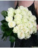 25  белых роз Аваланш