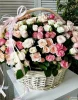 25 кустовых рох в корзине