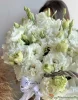 Корзина с эустомой