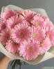 Букет из 15 розовых гербер
