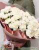 Букет из 35 белых гвоздик