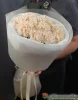 Букет из 15 бежевых гвоздик