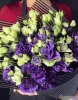Букет из фиолетовых Эустом (Лизиантус)